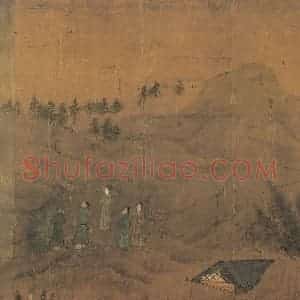 宋代 李唐《文姬归汉图》国画综合作品图片赏析