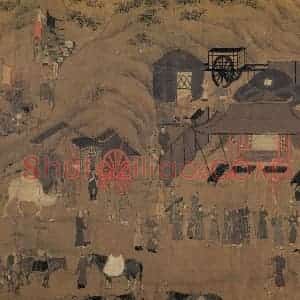 宋代 李唐《文姬归汉图》国画综合作品图片赏析