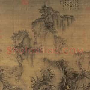 宋代 郭熙《早春图》国画山水作品图片赏析
