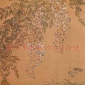 清代 恽寿平《鱼藻图》国画花鸟作品图片赏析