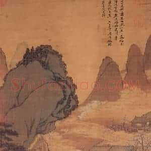清代 吴历《梅花山馆》国画花鸟作品图片赏析