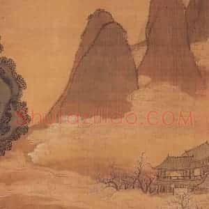 清代 吴历《梅花山馆》国画花鸟作品图片赏析