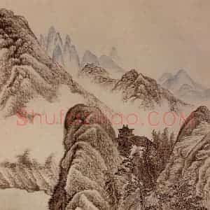 清代 吴历《橅宋元人山水》国画山水作品图片赏析