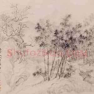 清代 恽寿平《山水》国画山水作品图片赏析