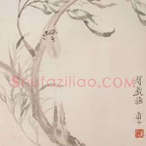 清代 恽寿平《写生花卉》国画花鸟作品图片赏析