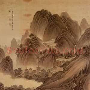 清代 高其佩《山水》国画山水作品图片赏析