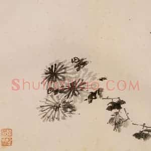 清代 传綮《写生》国画花鸟作品图片赏析