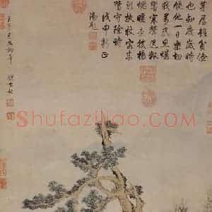 明代 刘原起《岁朝丰乐图》国画综合作品图片赏析