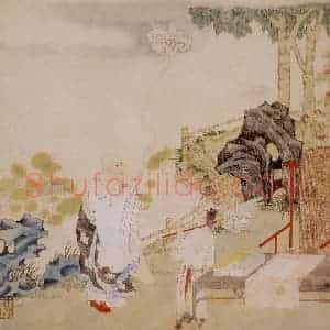 明代 丁云图《罗汉》国画人物作品图片赏析