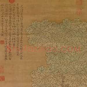 明代 崔子忠《云林洗桐图》国画人物作品图片赏析