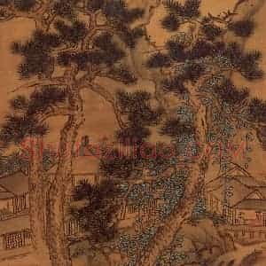 明代 蓝瑛《画溪阁清言》国画综合作品图片赏析