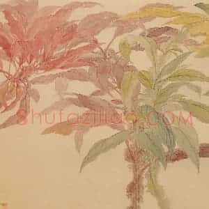 清朝 恽寿平《摹古》国画花鸟作品图片赏析