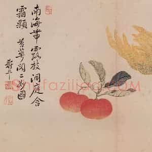 清朝 恽寿平《写生》国画花鸟作品图片赏析