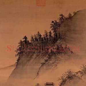 明朝 戴进《春游晚归》国画综合作品图片赏析
