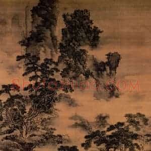 明朝 戴进《春酣图》国画综合作品图片赏析