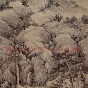 《蜀山图》国画作品图片赏析