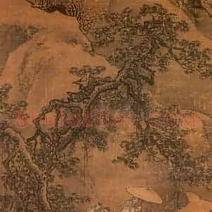 明代 朱端《寻梅图》国画山水作品图片赏析