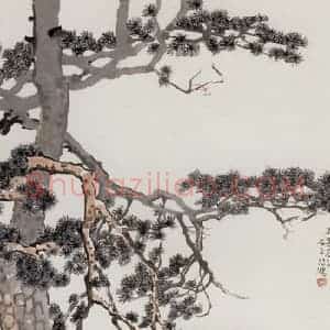 现代 徐悲鸿《归去轴》国画综合作品图片赏析