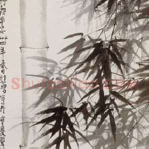 现代 徐悲鸿《闻鸡图》国画综合作品图片赏析