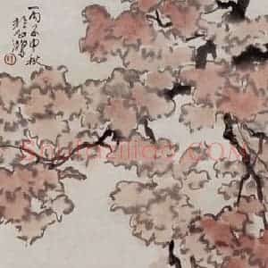 现代 徐悲鸿《秋趣》国画综合作品图片赏析