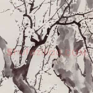 现代 徐悲鸿《俏春》国画花鸟作品图片赏析