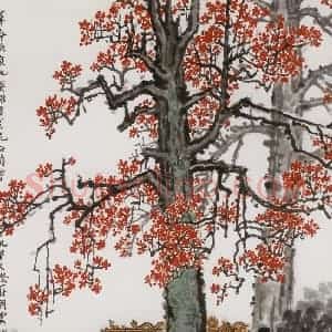 20世纪60年代 钱松岩《广州农讲所》国画综合作品图片赏析