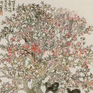 1978年 程十发《丽人行》国画综合作品图片赏析