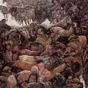 1995年 许勇《瑞雪丰年》国画作品图片赏析