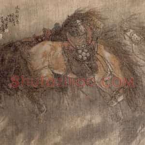 1989年 许勇《风雨将至》国画作品图片赏析