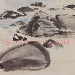 1994年 黄胄《惠安女》国画综合作品图片赏析
