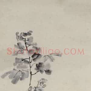 清代 李方膺《花卉四条屏》国画花鸟作品图片赏析