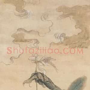 清代 任熊《瑶池祝寿图》国画人物作品图片赏析