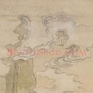 清代 任熊《瑶池祝寿图》国画人物作品图片赏析