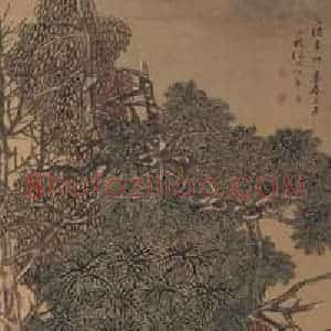 清代 任颐《人物故事四条屏》国画综合作品图片赏析