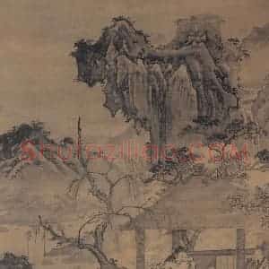 明代《山水人物》国画综合作品图片赏析
