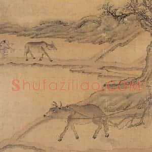 明代《渔家乐》国画综合作品图片赏析