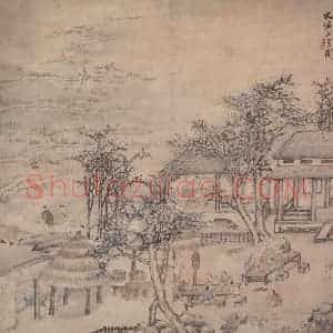清代 上官周《农乐图》国画综合作品图片赏析