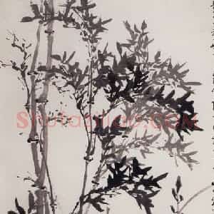1962年 郭味蕖《黄山白鹅岭下》国画花鸟写意作品图片赏析
