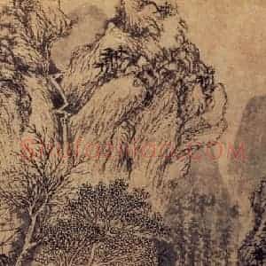 明代 文征明《山水册》国画山水作品图片赏析