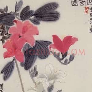 1997年 萧淑芳《回春图》国画花鸟作品图片赏析