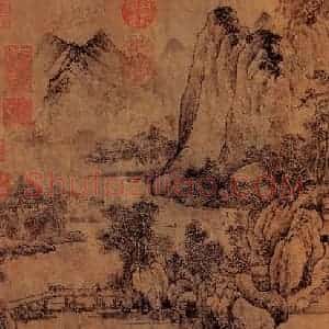 北宋 燕肃《春山图》国画山水作品图片赏析