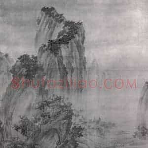 五代 荆浩《渔乐图》国画山水作品图片赏析
