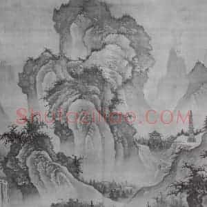 北宋 郭熙《山庄高逸图》国画山水作品图片赏析