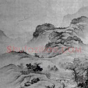 北宋 郭熙《秋山行旅图》国画山水作品图片赏析