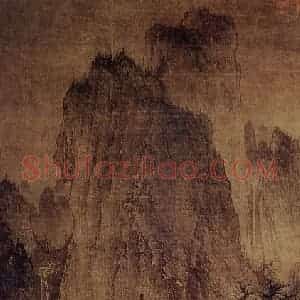 北宋 李成《晴峦萧寺图》国画山水作品图片赏析
