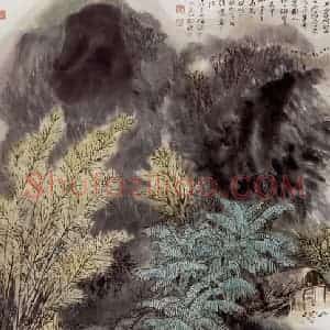 1987年 何海霞《海南探幽》国画山水写意作品图片赏析