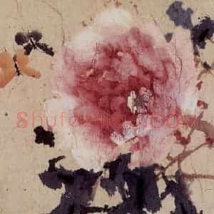 1983年 杨善深《牡丹》国画花鸟作品图片赏析