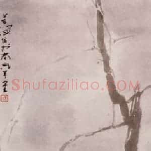 杨善深《夜鹭红蟹》国画花鸟作品图片赏析