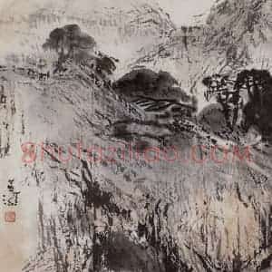 杨善深《归乡图》国画山水作品图片赏析