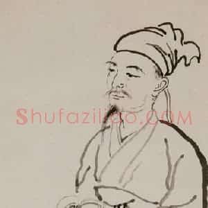 1947-1949年 方人定《蚯蚓描》国画人物作品图片赏析